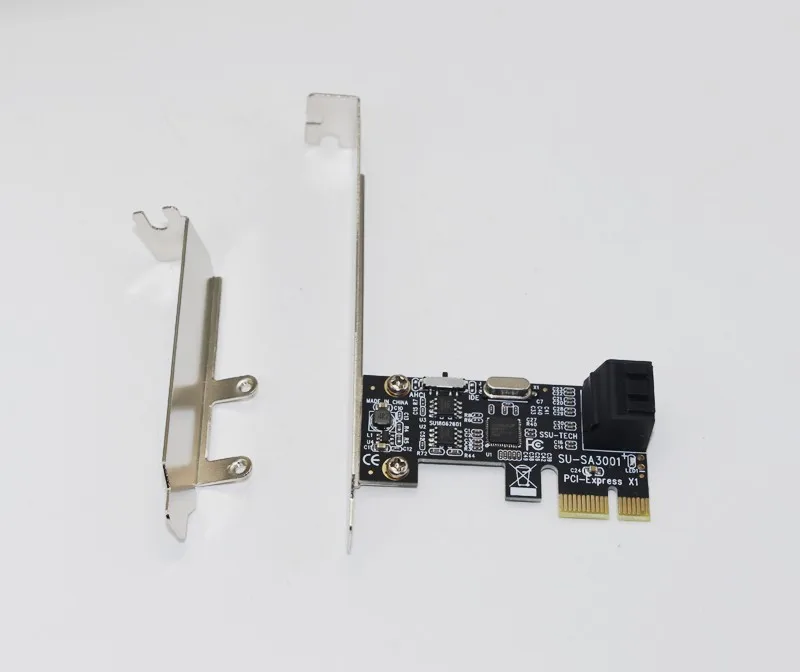 PCI Express к 2 портам SATA 3 0 карта 6 Гбит/с E PCIE SSD адаптер с низким кронштейном