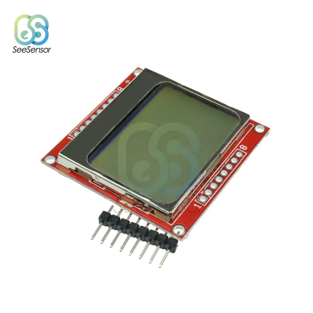 1 шт. белая подсветка 84*48 84x8 4 Модуль ЖК-дисплея адаптер PCB для Nokia 5110 arduino DIY KIT |