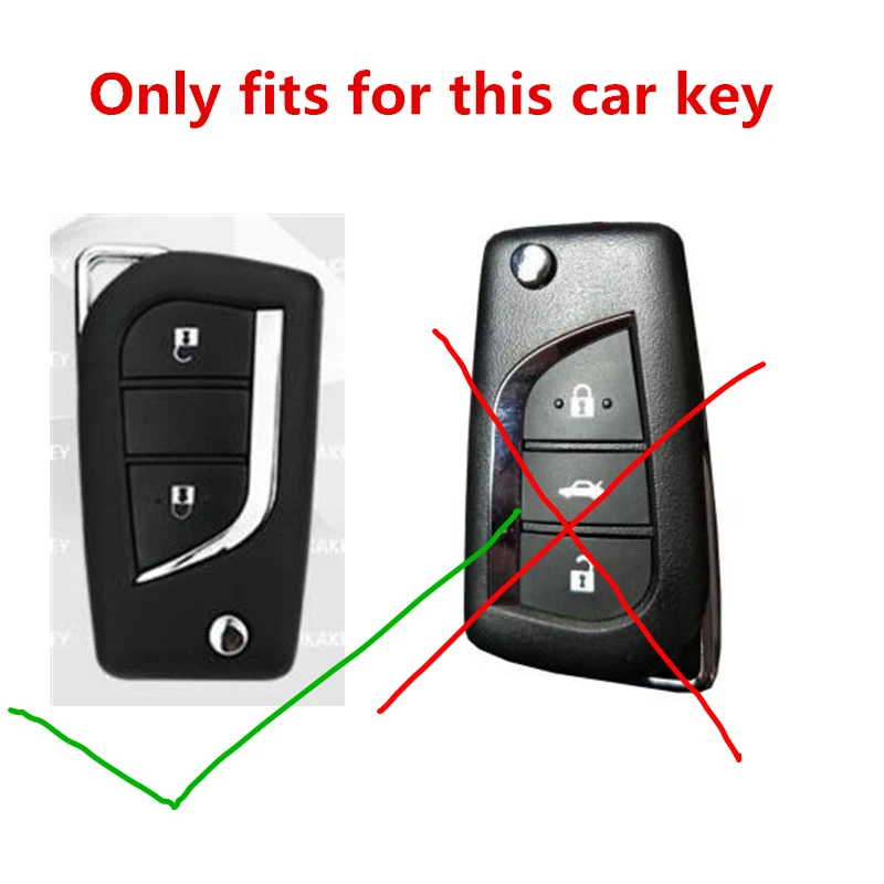 Ручной пошив светящаяся кожа 2 Боттум ключ чехол для Toyota Auris Corolla Avensis, Verso Yaris Aygo Scion TC IM