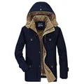 M-4XL, зимние парки, мужские толстые пальто, куртки, Повседневная модная шерстяная подкладка, теплые, с несколькими карманами, Прямая, бренд Jaqueta Masculino