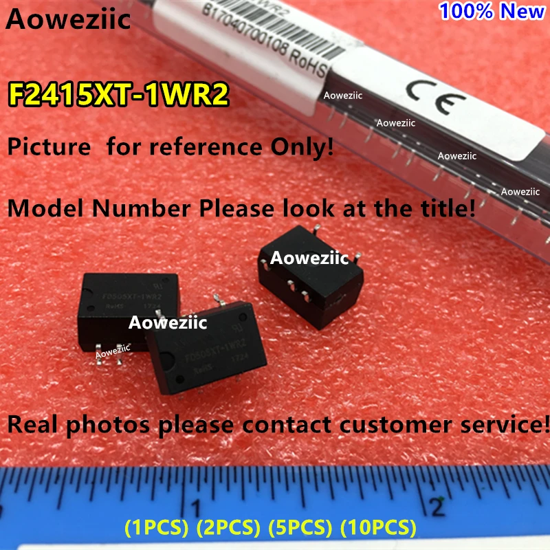

Aoweziic (1 шт.) (2 шт.) (5 шт.) (10 шт.) F2415XT-1WR2 F2415 новый оригинальный SMD вход: 24 В Выход: 12 В 0,084a DC-DC 3 кВ изоляция напряжения