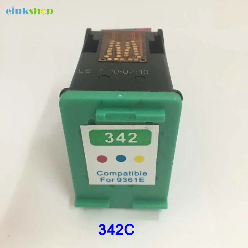 Einkshop совместимый 342 чернильный картридж Замена для HP с чернилами DeskJet 5440 Photosmart 2570