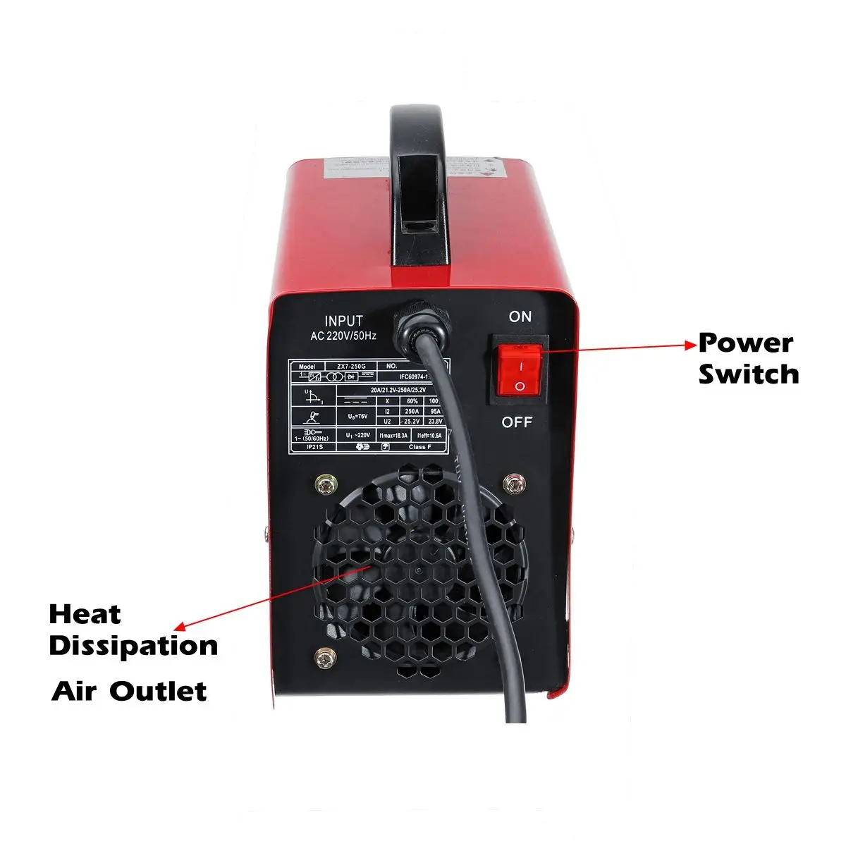Портативный электросварочный аппарат ZX7-250G IGBT/MMA/ARC инвертор мощность сварочный аппарат инструмент для пайки
