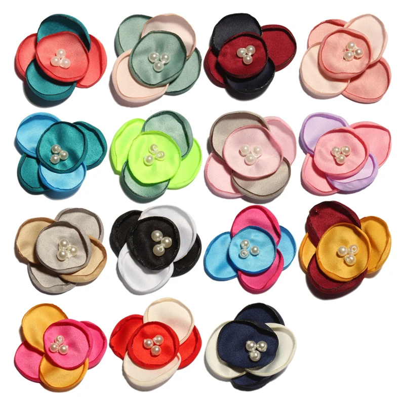 10 шт. искусственные цветы для платья 5 см