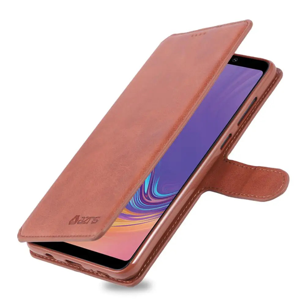 Для samsung Galaxy A9 чехол Роскошный кожаный книжка с бумажником A9s 2018 крышка отделением