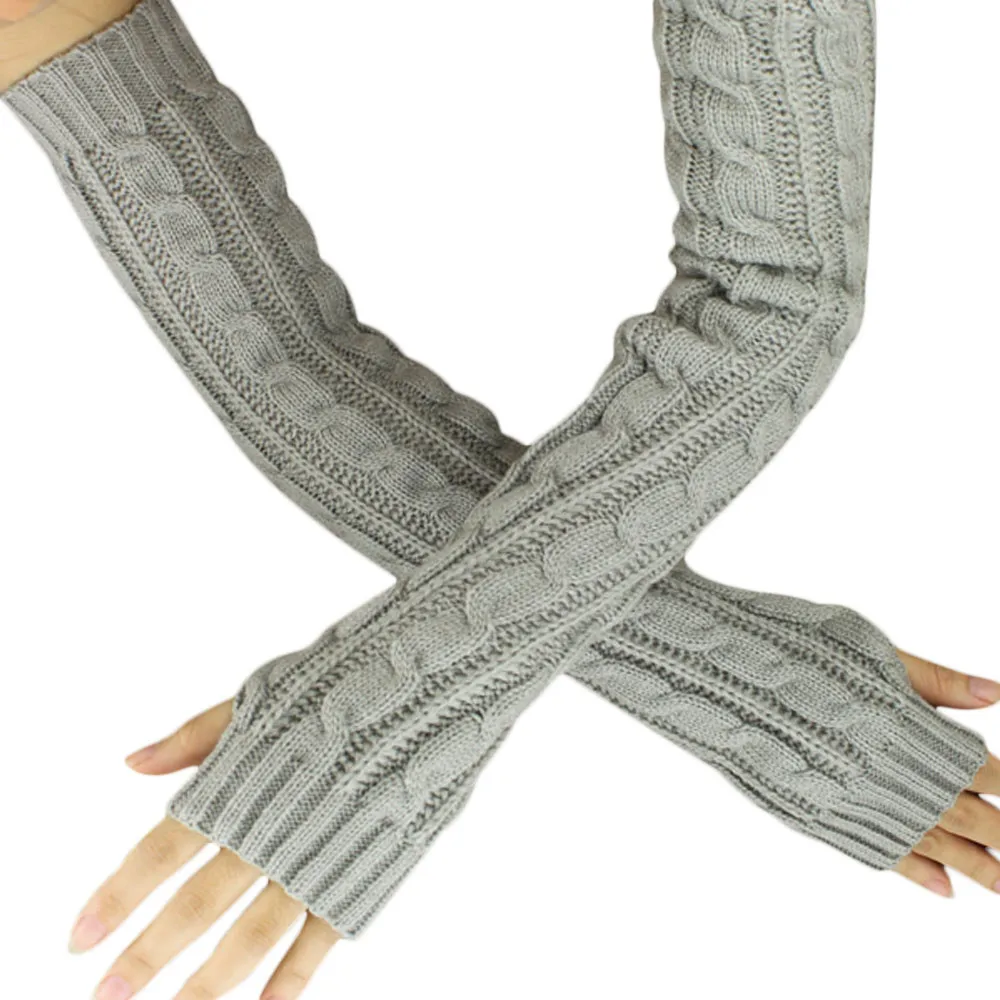 Теплые вязаные перчатки без пальцев из шерсти|tactical gloves|fashion fingerless glovesfingerless gloves |