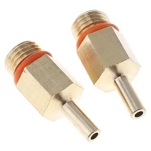 2 шт.лот мини высокоуглеродистой стали горячего расплава клеевой пистолет сопло с длиной 10 мм и диаметром 2 мм для домаофисасайта