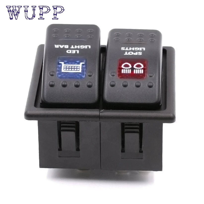 Автостайлинг wupp Switches 2 Gang Rocker Switch корпус зажим панель держатель в сборе для ARB Carling