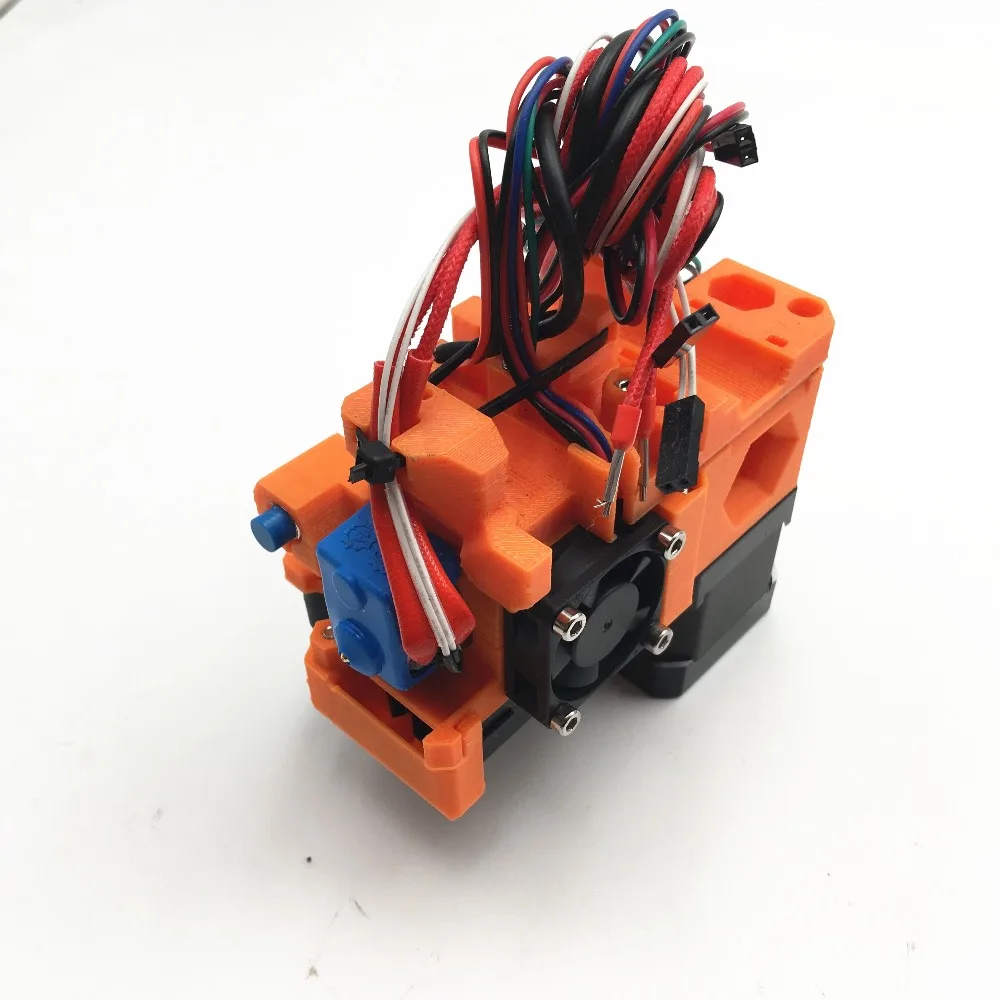 1 комплект собран Reprap Prusa i3 MK2 экструдер Полный с Бесплатная силиконовые носки 0 4