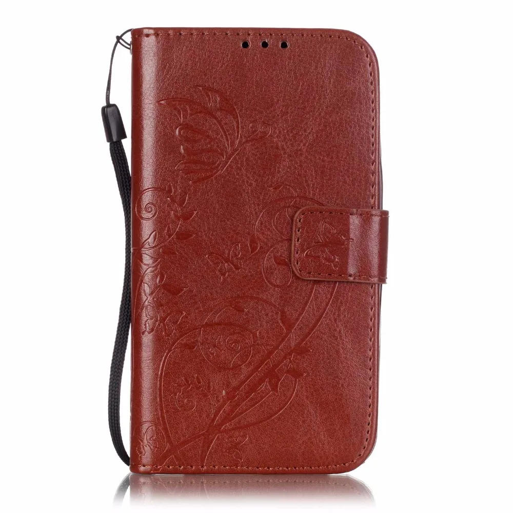 Для Samsung Galaxy J1 J100 ACE J5 J7 2015 J500F J700F чехол TPU кожа задняя крышка Бабочка Флип Бумажник