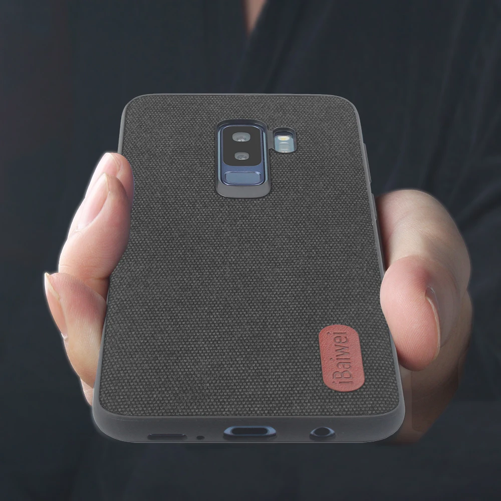 S9 plus case for Samsung s9 cover shockproof fabric back samsung galaxy capa s9+case business |
