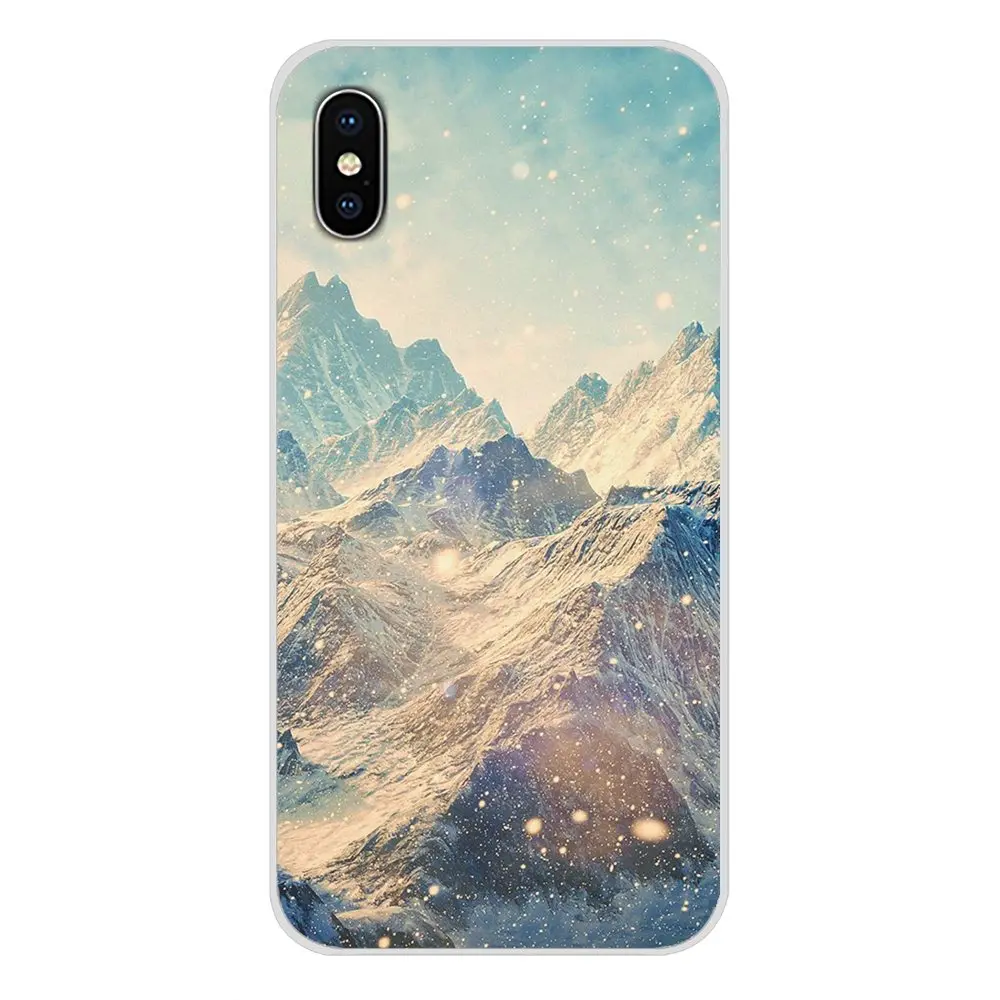 Аксессуары чехлы для телефонов зимние снежные снежинки Samsung Galaxy A3 A5 A7 J1 J2 J3 J5 J7 2015