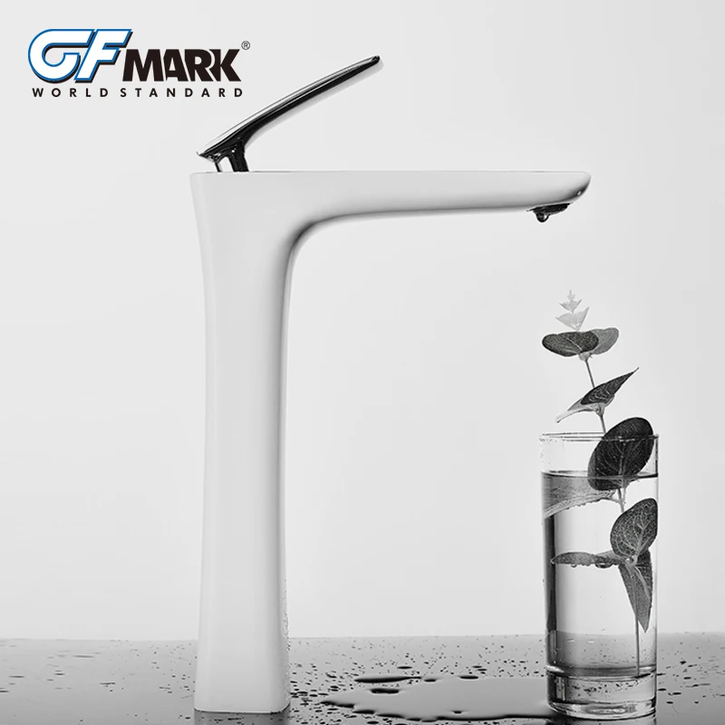 

GFmark высококачественный кран, современный латунный Смеситель для раковины, краны для воды, элегантный дизайн, кран для раковины, кран для ван...