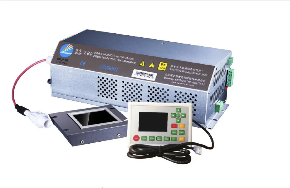high quality HY-Z80 CO2 Laser power supply  with display for EFR 60-80w glass tube