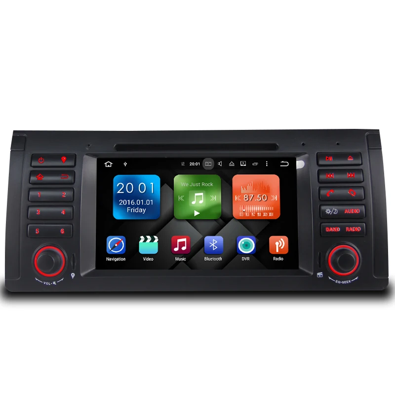 Автомобильная магнитола 9 дюймов Android 8 0 с спутниковой навигацией для BMW X5 E53 E39 E38 M5