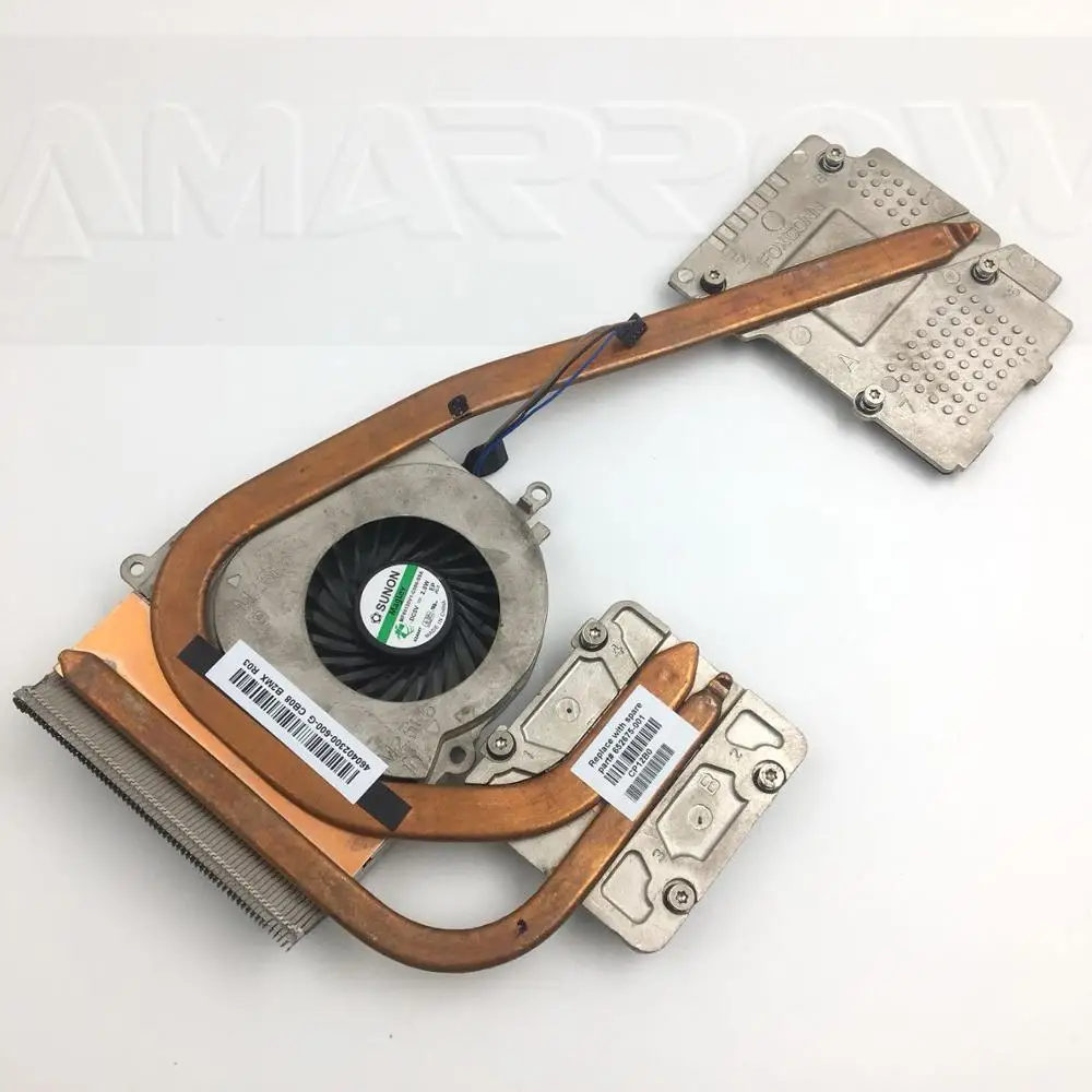 Оригинальный кулер для охлаждения ноутбука процессора HP 8560W 8560P 652675 001 652677