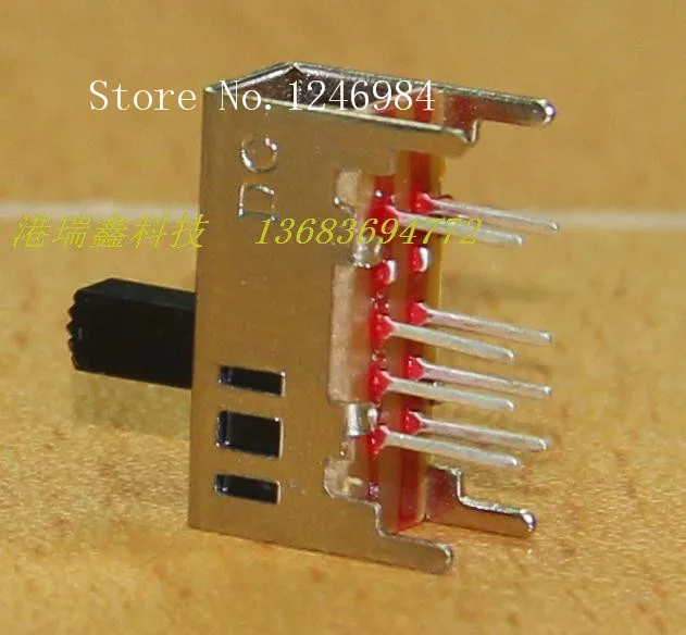 [SA]DC- DC electronic switch small toggle board dual power sliding SS-22H02--200pcs/lot | Обустройство дома