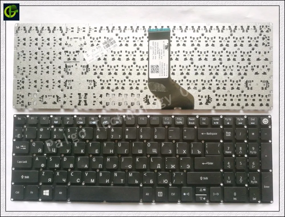 Русская RU клавиатура для Acer E5 552 552G 523 523G 553 553G 574G 574T 574TG 575 575G черный| |