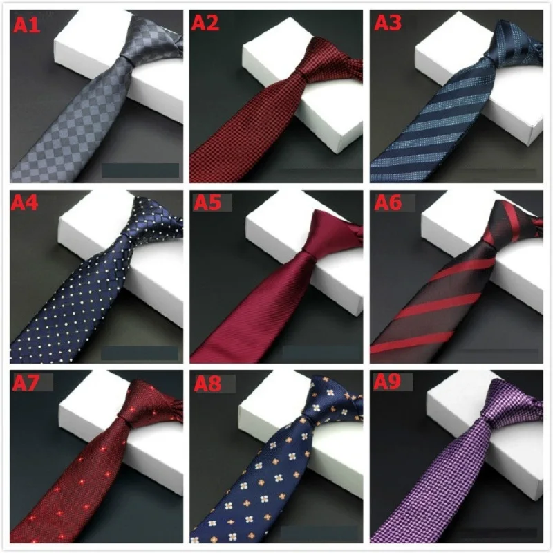 Галстук мужской в клетку из полиэстера 2018 см|polyester ties|ties for menbusiness tie |