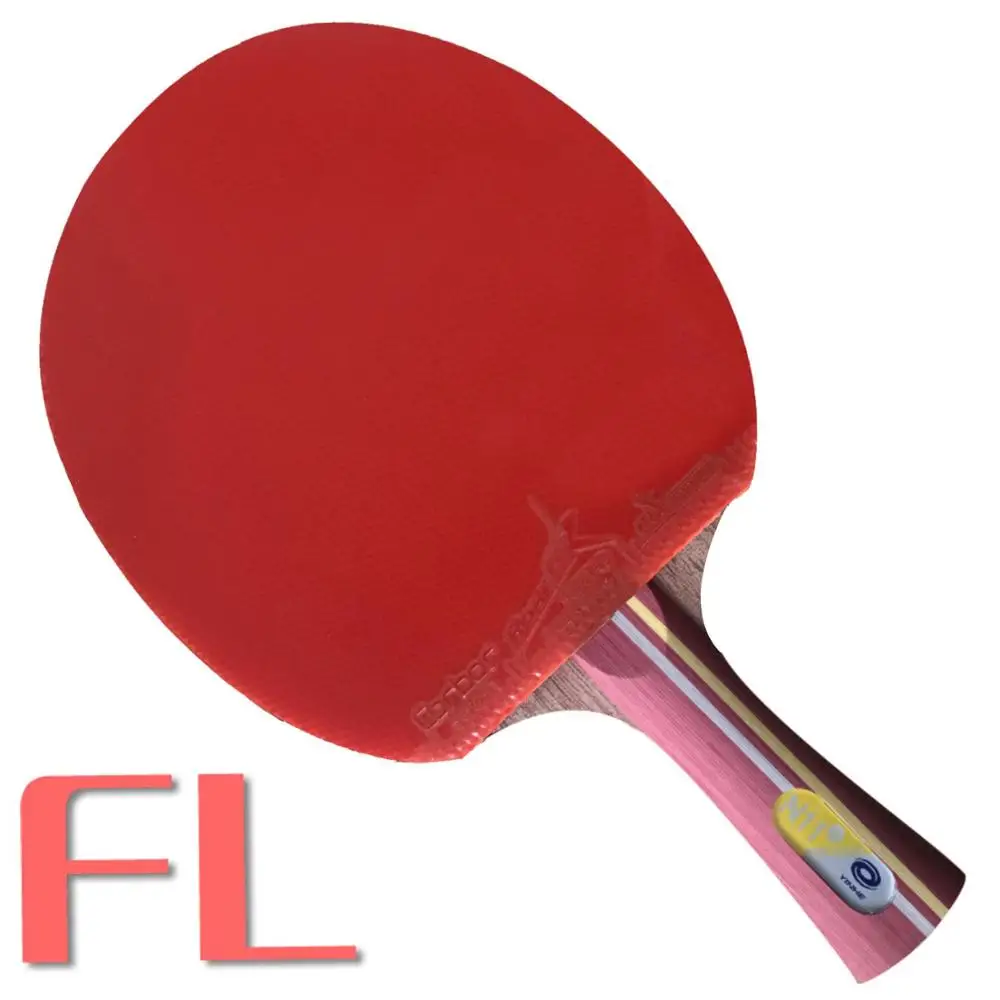 FL long handle Про комбо ракетки YINHE N11S с 2X Reactor corbor каучуков - Цвет: FL long handle