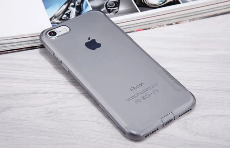 Оригинальный чехол Nillkin для Apple iPhone 7 прозрачный мягкий гибкий силиконовый из ТПУ