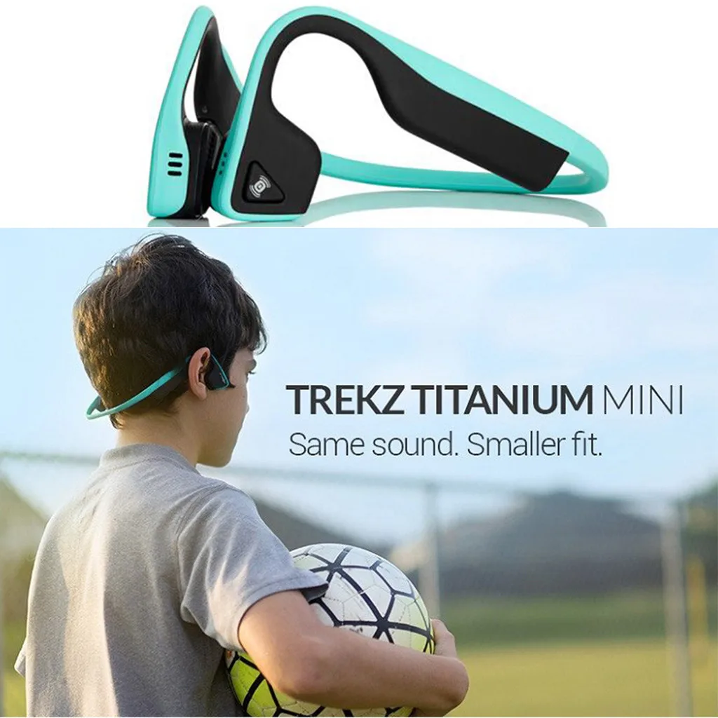 Aftershokz AS600 Trekz titanium Air открытые беспроводные наушники костной проводимости для Носимых устройств дропшиппинг