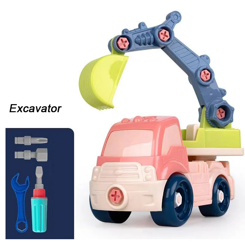 Сборный инженерный автомобиль сделай сам экскаватор/кран/миксер самосвал