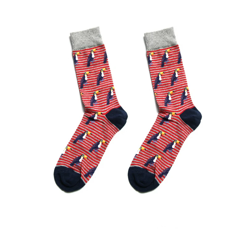 peonfly моды милыми животными мультфильм мира белый голубь попугай полосы мужчин