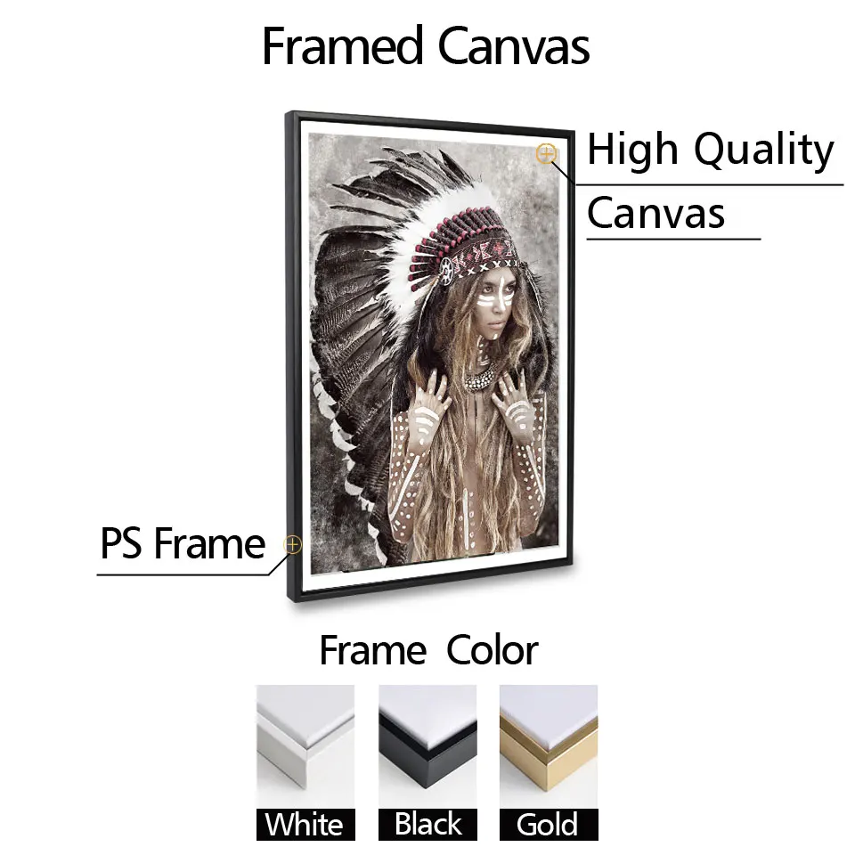 Cherokee фотография девушки американские индейцы фигурка пера картина современные