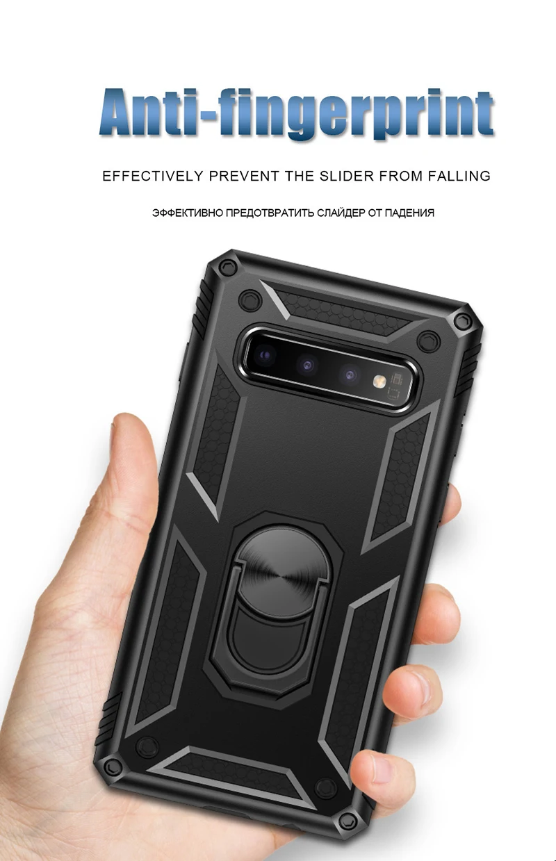 Роскошный армированный Мягкий противоударный чехол для samsung Galaxy S8 S9 S10 Plus S10e Note 8 9 силиконовый Магнитный чехол-держатель для автомобиля