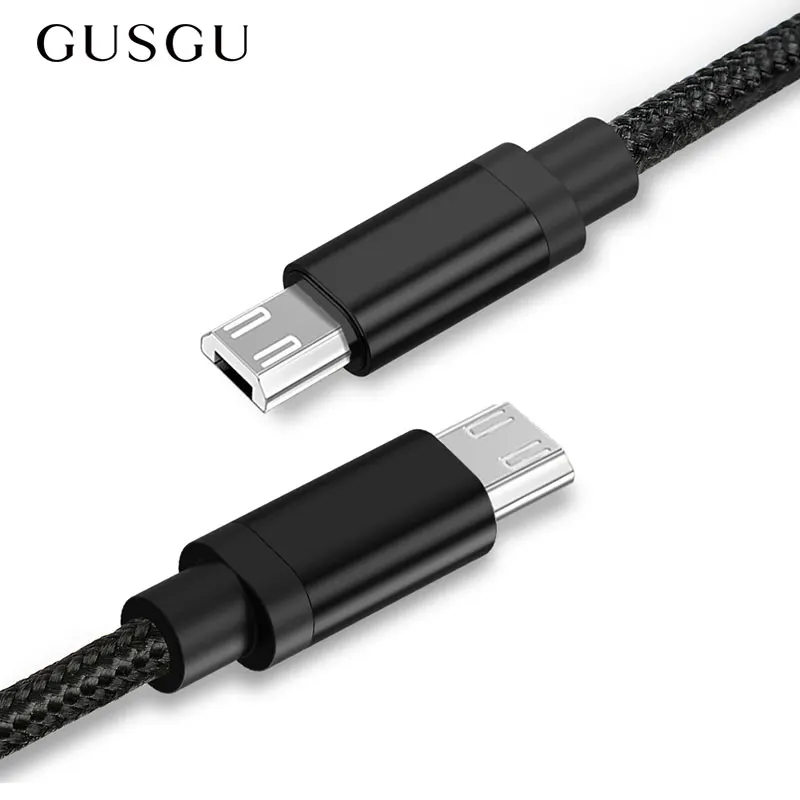 Универсальный кабель Micro USB GUSGU 5 В 2 4 А длинный нейлоновый плетеный шнур для Samsung