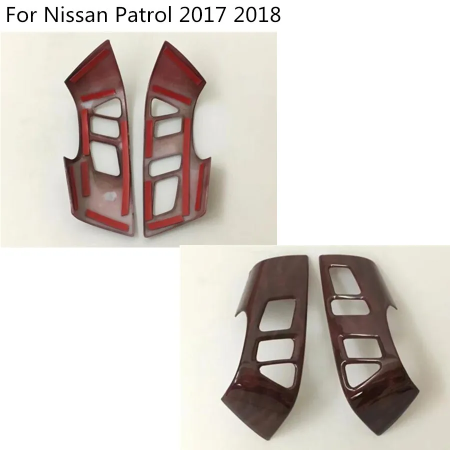 Автомобильный детектор Стик чехол для рулевого колеса фонарь рамка 2 шт. Nissan