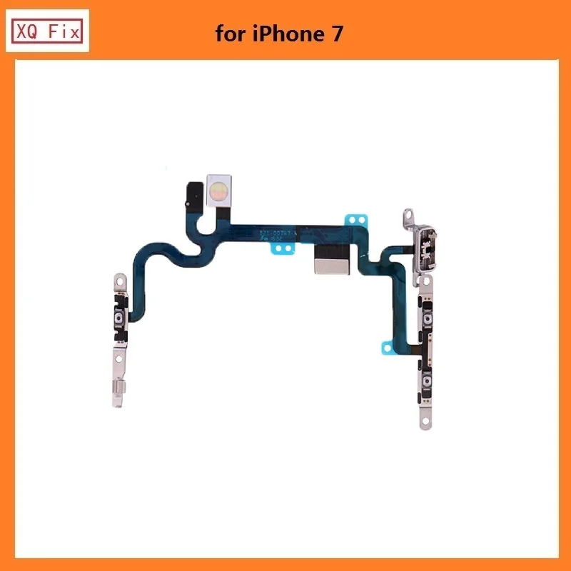 5 шт. кнопки регулировки громкости с кронштейнами для iPhone 6 6s 7 8 Plus X|Шлейфы