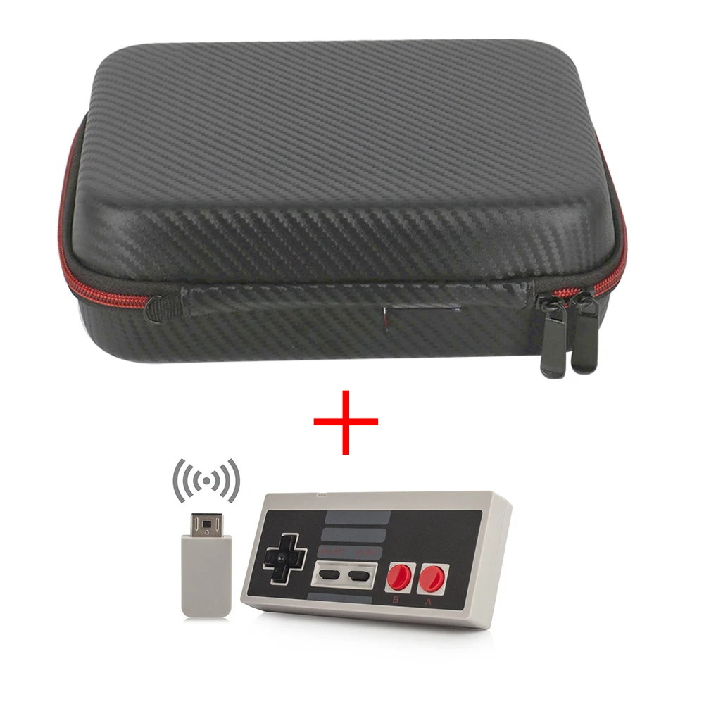Жесткая дорожная сумка для хранения с беспроводным контроллером NES Nintend mini Mini Classic