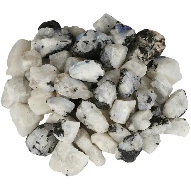 Moonstone TUMBEELLUW 1lb(460 г) натуральный кристалл кварца необработанный камень, необработанные камни неправильной формы для кабирования, кувырки, резки, лапидария - Цвет: Moonstone