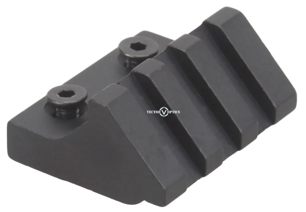 Vector Optics KeyMod Handguard assistories 45 градусов Смещение Picatinny Rail Mount 3 слота 1 5 дюйма 1/2