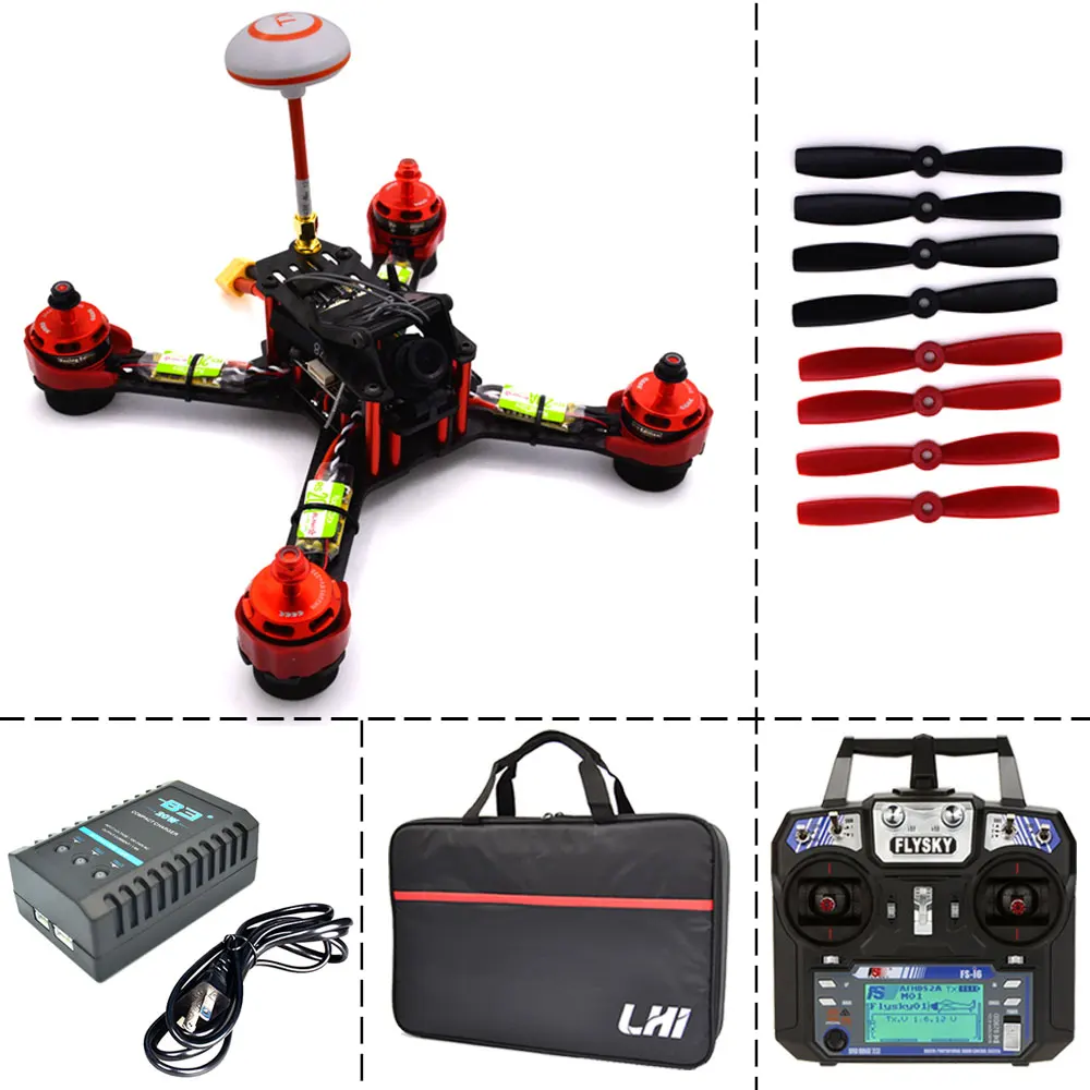 LHI GX210 крутой Квадрокоптер F3 RC Дрон Fpv Дрон с камерой Профессиональный 700TVL вертолет 40CH VTX мини набор для квадрокоптера