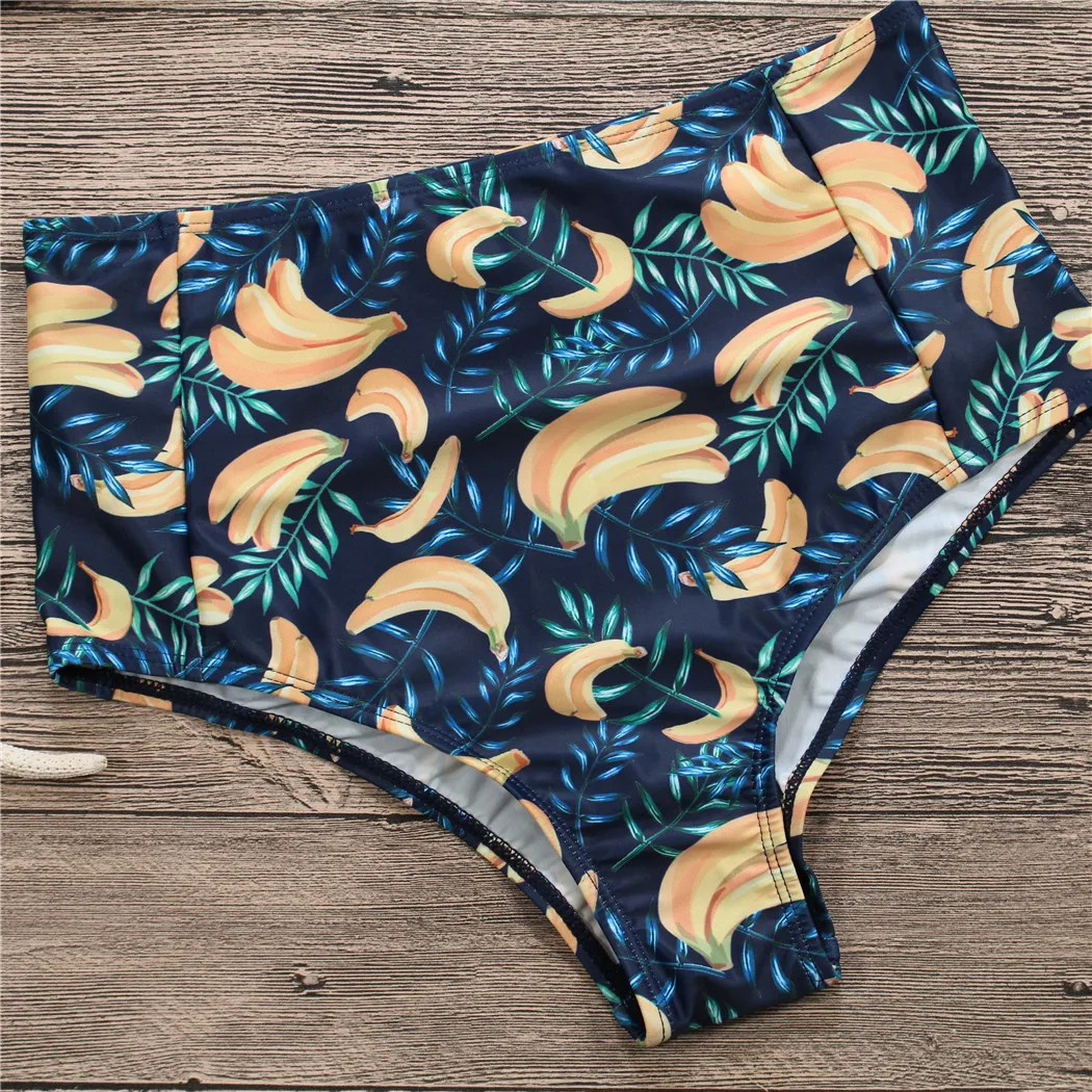 Женские бикини с высокой талией шорты пуш ап комплект Бразильский Femme Maillot De Bain