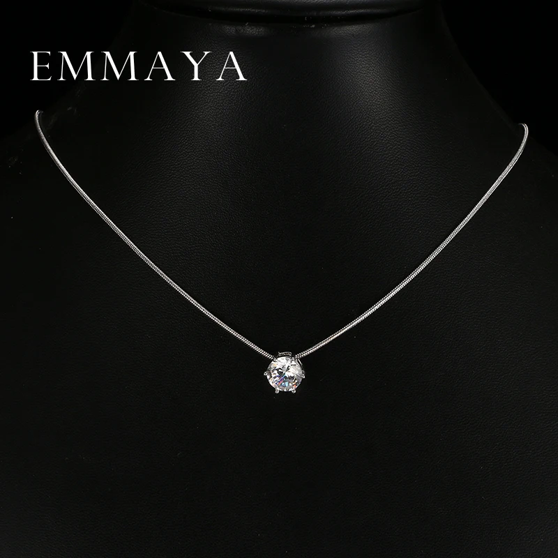 Emmaya роскошные круглые ожерелья с кулоном из циркония в виде сердец и стрелы для