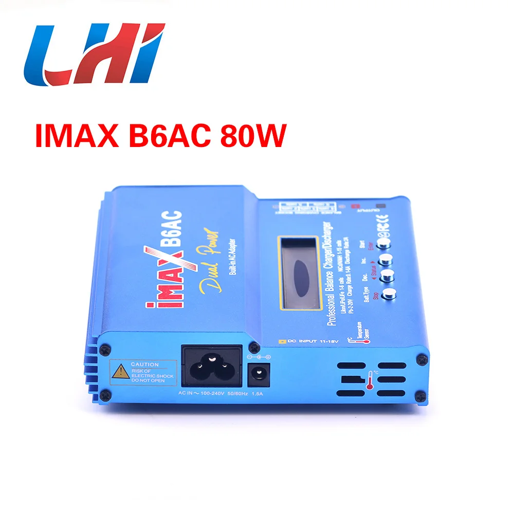 IMAX B6AC 80 Вт Lipo NiMh Ni CdRC li ion зарядное устройство для цифровой зарядки