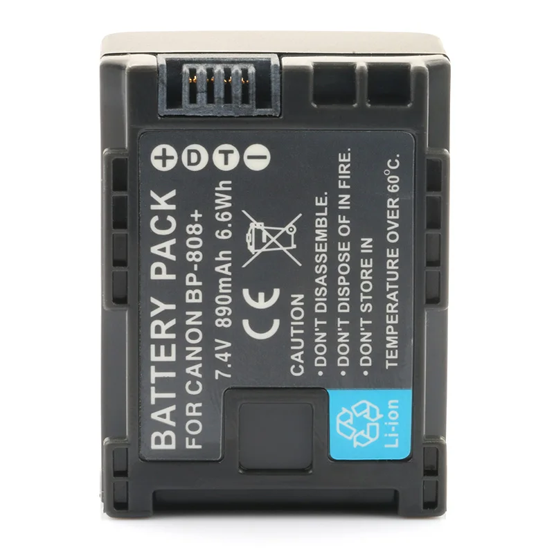 Lanfulang BP808 Батарея и Зарядное устройство Комплект для Canon bp-807 BP-808 BP-809 BP-819 BP-827 hfm40 hfm400 hfm41 hfs100 hfs30 hfs11 hfs21