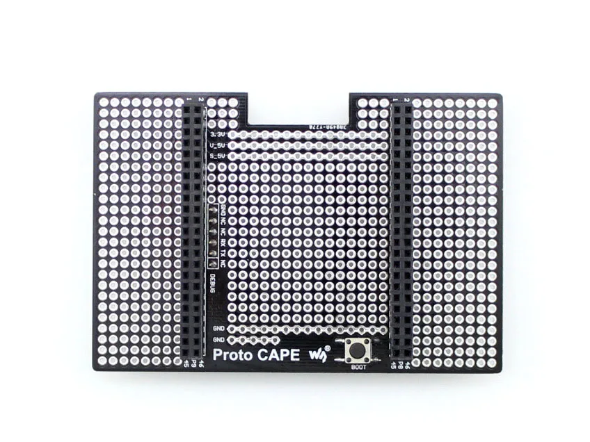 Накидка Proto Beaglebone черная Расширительная накидка макетная плата для