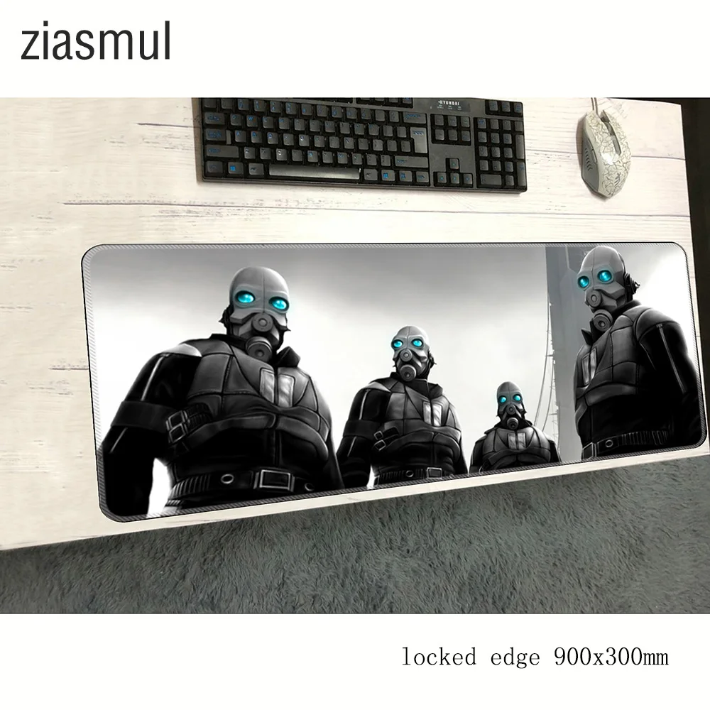 Игровой коврик для мыши half life 900x300x2 мм игровой ноутбука большой компьютерная