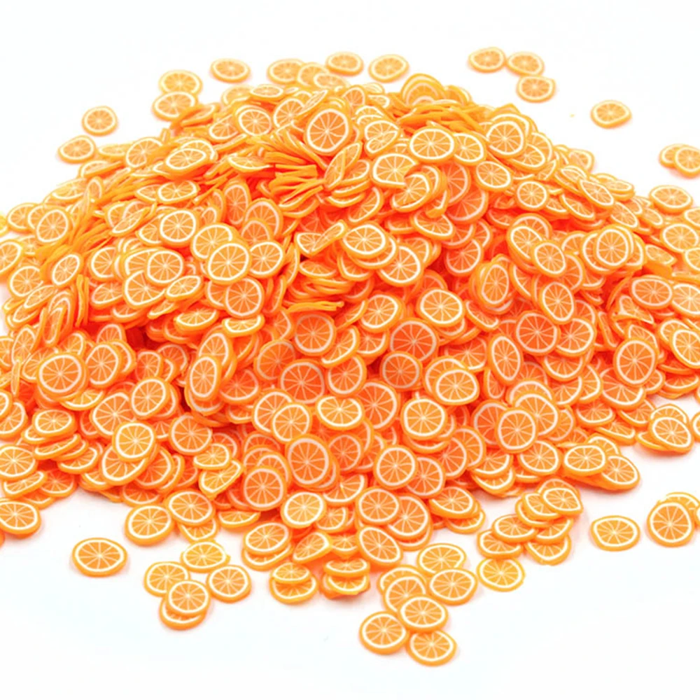 2019Fruit Fimo бусина Шарм наполнитель для пушистого слизи облако песок аксессуары DIY Украшение дополнение в SlimeToys наполнитель блеск набор