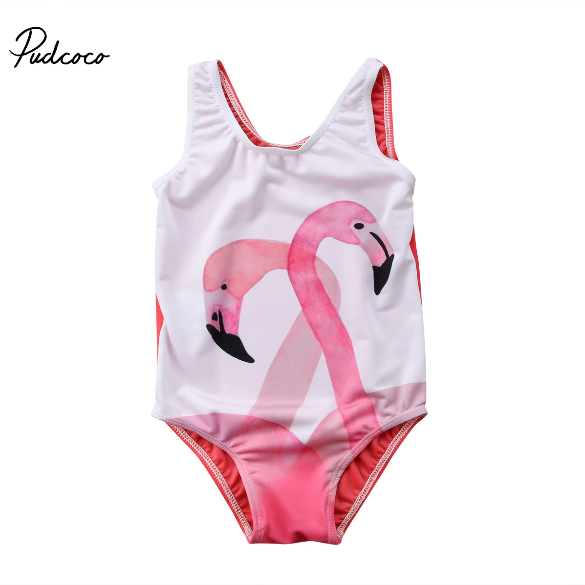 Милый боди для маленьких девочек с принтом лебедя новая летняя Милая пляжная