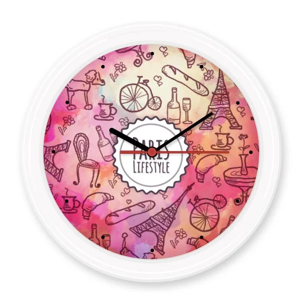 Розовый Жизнь Франции Марк Достопримечательностью Архитектуры Иллюстрации