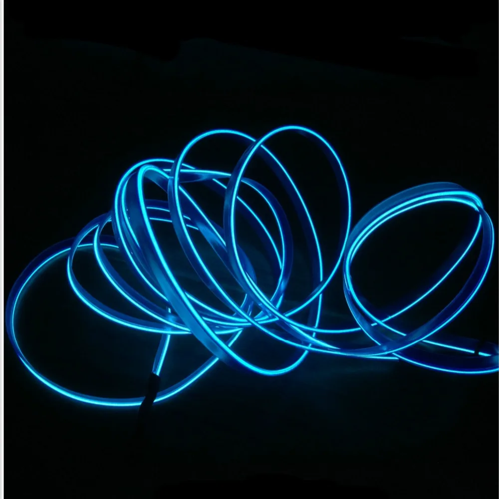 3 м светодиодный декоративный светильник атмосферная лампа EL холодный группа