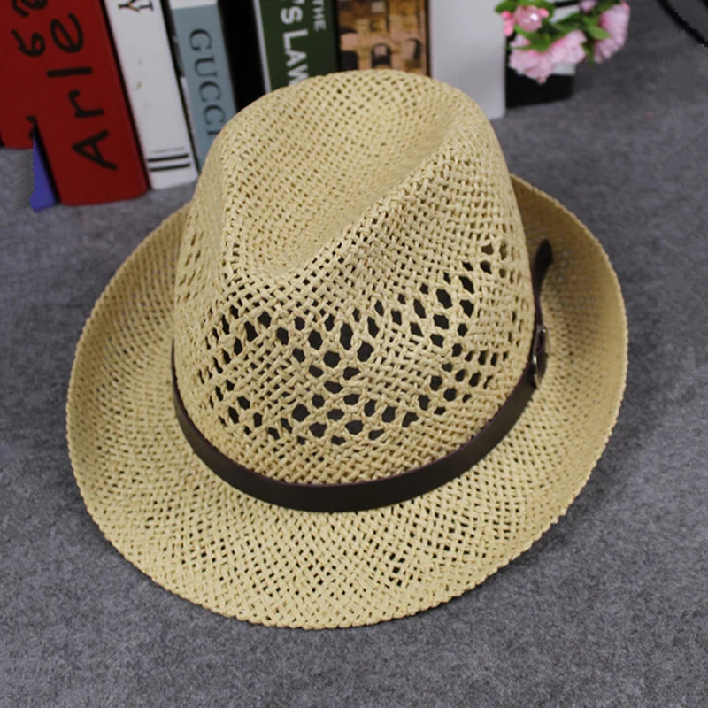 Шляпа федора для мужчин и женщин Hi Q мягкая летняя с широкими полями в британском