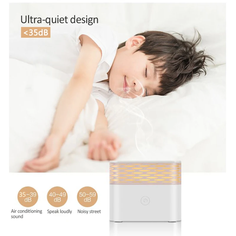 Увлажнитель воздуха Арома-Масляный диффузор usb мини квадратный распылитель для