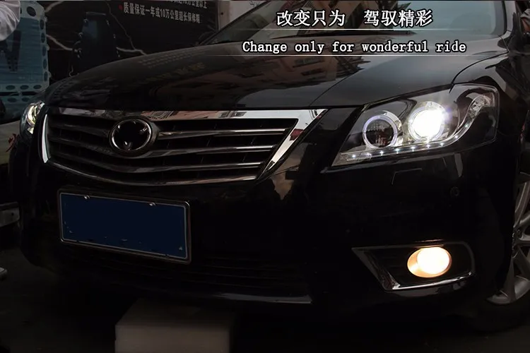 KOWELL автомобильный Стайлинг для Toyota светодиодная фара дальнего света camry 2009 2010 2011 для camry светодиодные фары Дневные ходовые огни Биксеноновые HID аксессуары